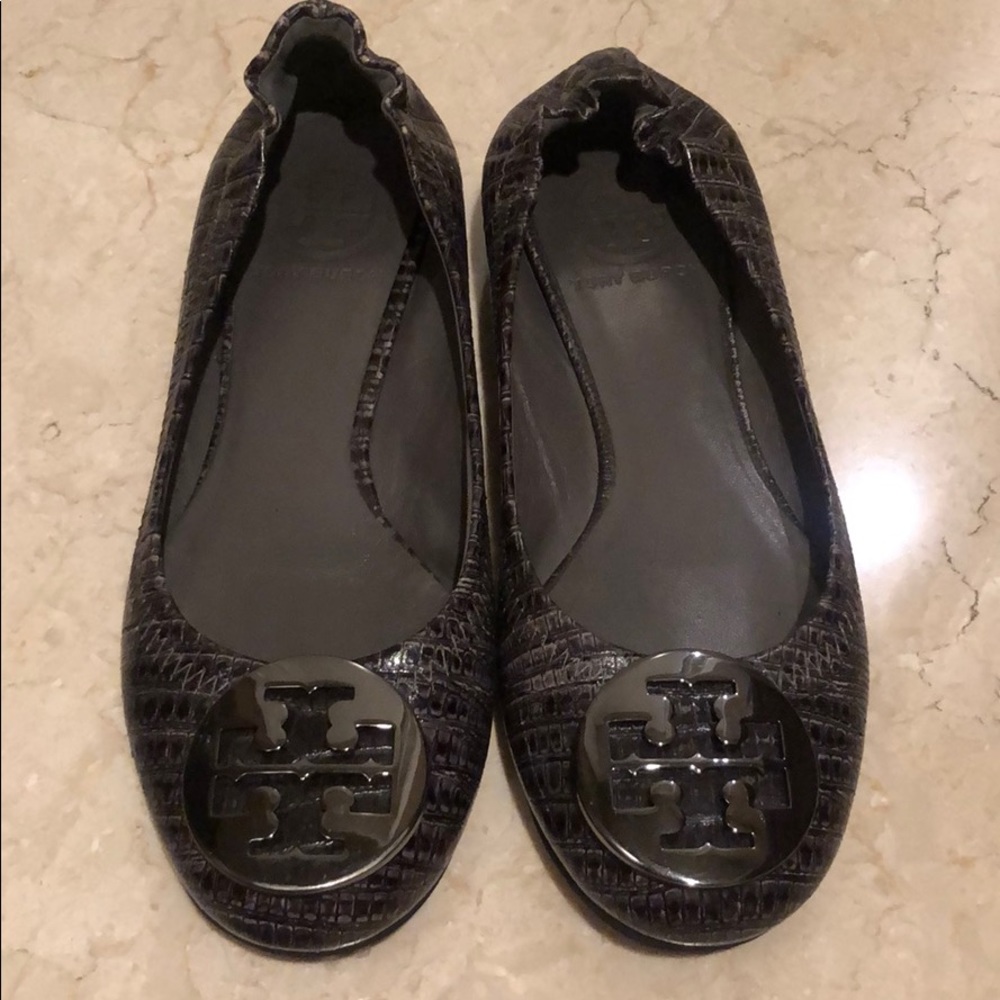 Tory Burch Flats (crocodile pattern)